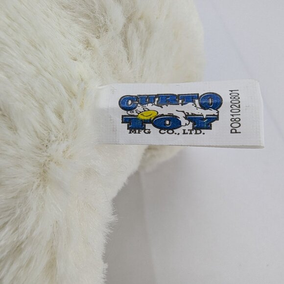 Curto Toy Cream Puppy Dog Plush 7" Stuffed Animal Security Friend Sewn Features - Picture 7 of 9